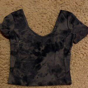 Lululemon Dye Grey Graphite Align T Shirt